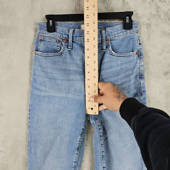 Madewell Jeans Womens 25 The Perfect Vintage Jean Light Blue Breathable Stretch - Picture 9 of 13